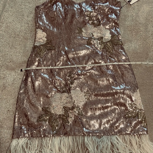 Laundry by Shelli Segal rose gold NWT sz 8 - Picture 11 of 13